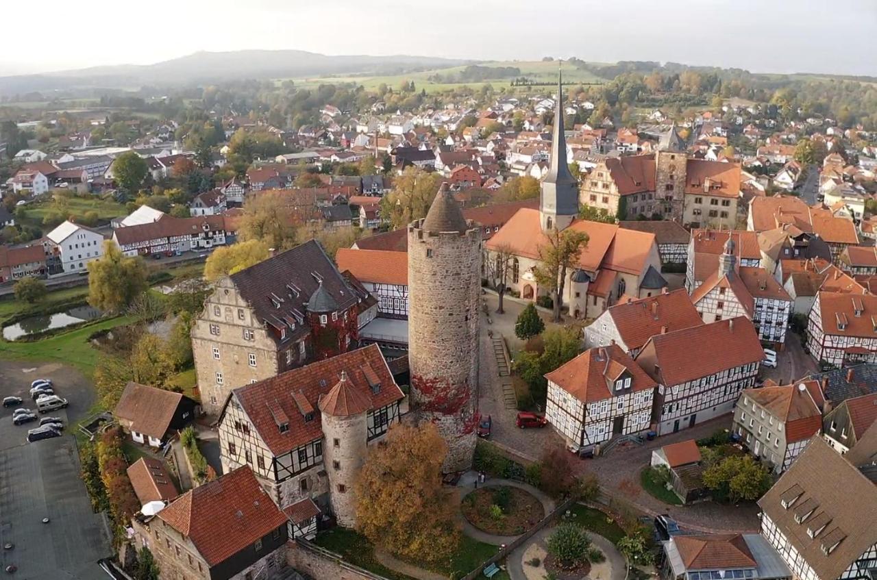 Graefin Anna - Design-Apartment In Der Historischen Hinterburg Schlitz - Nahe Fulda Und Bad Hersfeld Eksteriør bilde