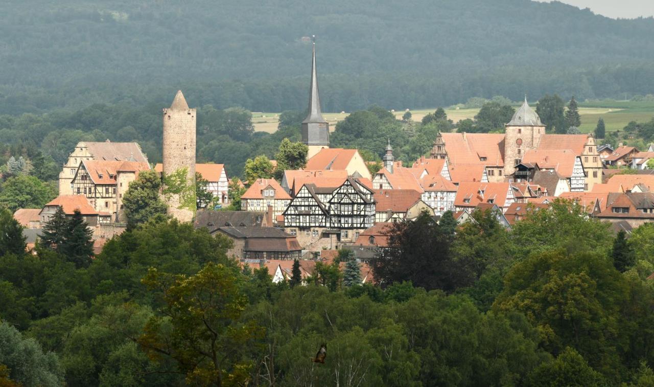 Graefin Anna - Design-Apartment In Der Historischen Hinterburg Schlitz - Nahe Fulda Und Bad Hersfeld Eksteriør bilde