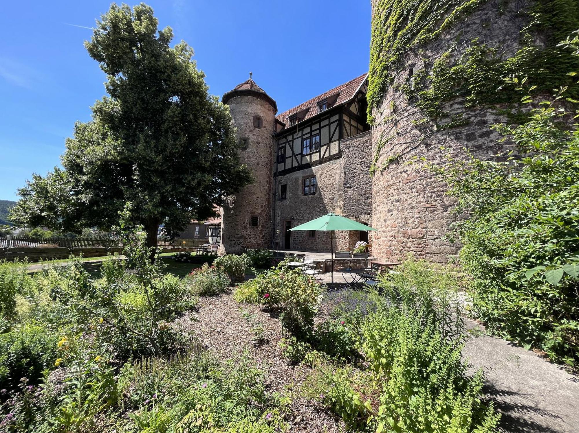 Graefin Anna - Design-Apartment In Der Historischen Hinterburg Schlitz - Nahe Fulda Und Bad Hersfeld Eksteriør bilde